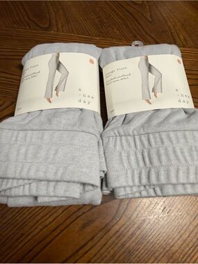 BUNDLE Lounge Flare Pants by A New Day. Two Pairs. Gray. Size XL. NWT.